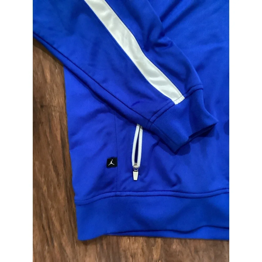 Nike Air Jordan Full Zip Track Jacket Blue White Mens XL
